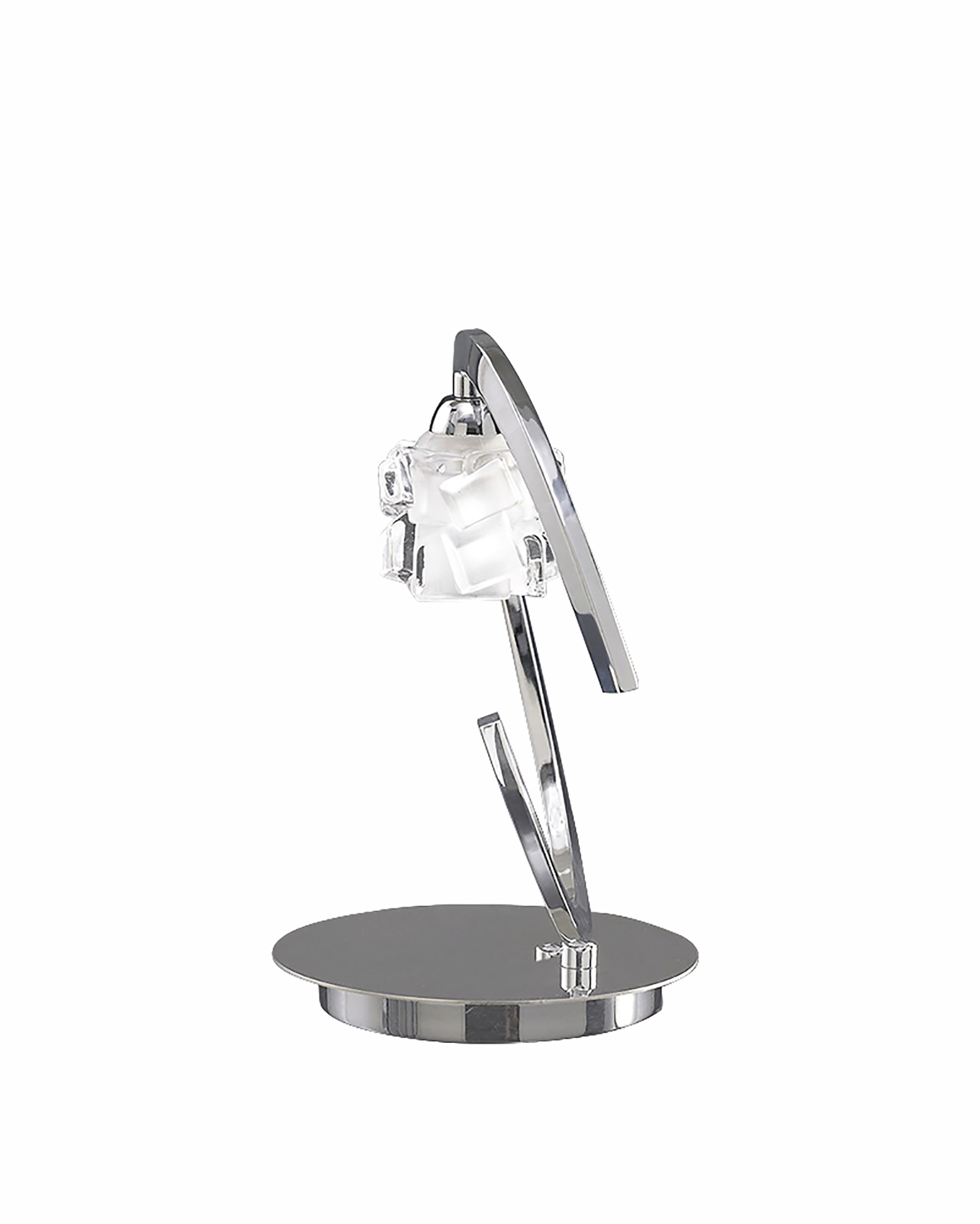 Ice Polished Chrome Table Lamps Mantra Armed Table Lamps